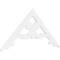 Ekena Millwork Pitch Brontes Architectural Grade PVC Gable Pediment, 72"W x 33"H x 1"P (11/12) GPP072X033X100BRO - alternate 1